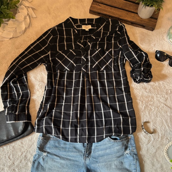 Plaid shirt, weatherproof vintage, size medium - Picture 2 of 9